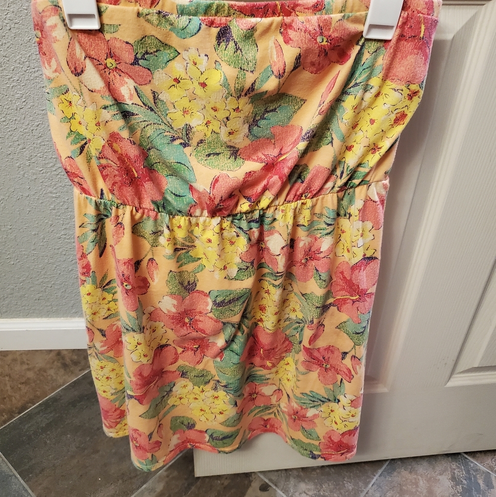 Massimo Strapless Sun Dress Size Large